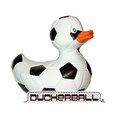 Rubba Ducks Rubba Ducks RD00013 Duckerball with Patches - Black and White RD00013